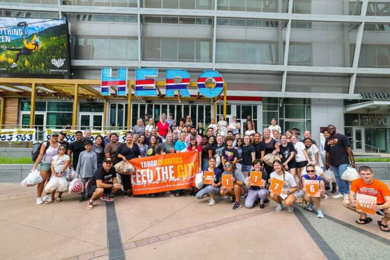 Hawkeye and Michelle of Cumulus Media’s New Country 96.3 Help Feed DFW Hungry with Tango Charities, Creating Over 22,000 Meals for Area Food Pantries