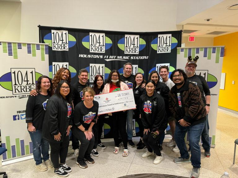 Cumulus Houston’s 104.1 KRBE Raises $194,000 for Texas Children’s Hospitals Through Second Annual Houston’s Little Heroes Radiothon